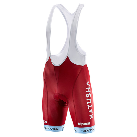 Maglia Katusha Alpecin Manica Corta 2017 rosso